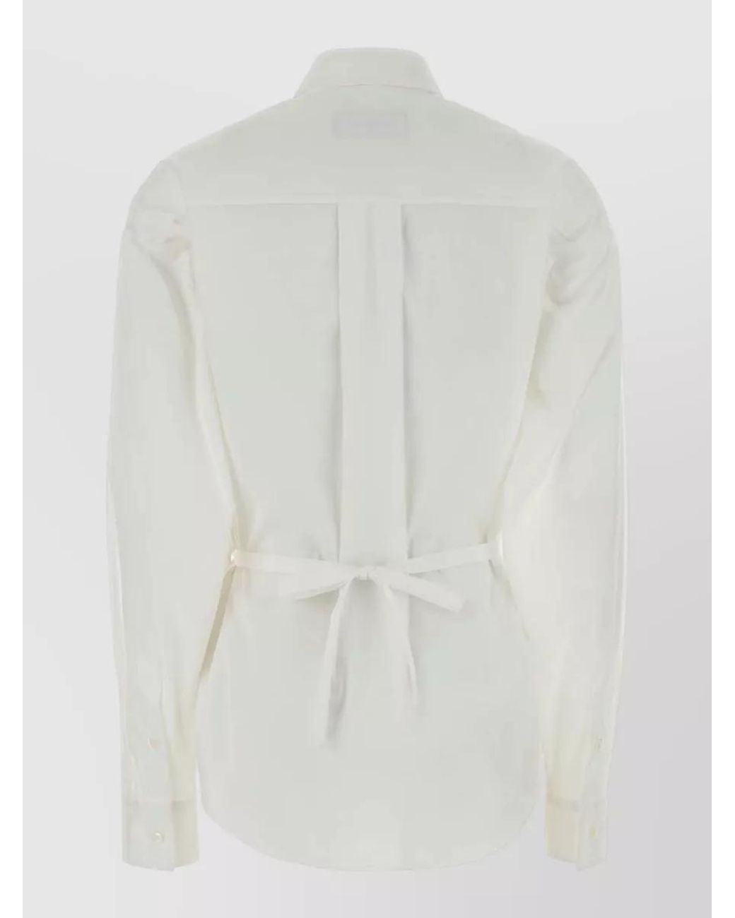 DSquared² White Stretch Poplin Shirt for men