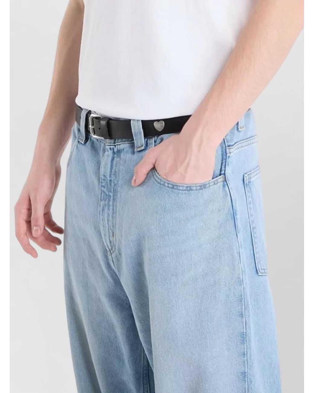 Carhartt Blue Denim Straight-Leg Jeans for men