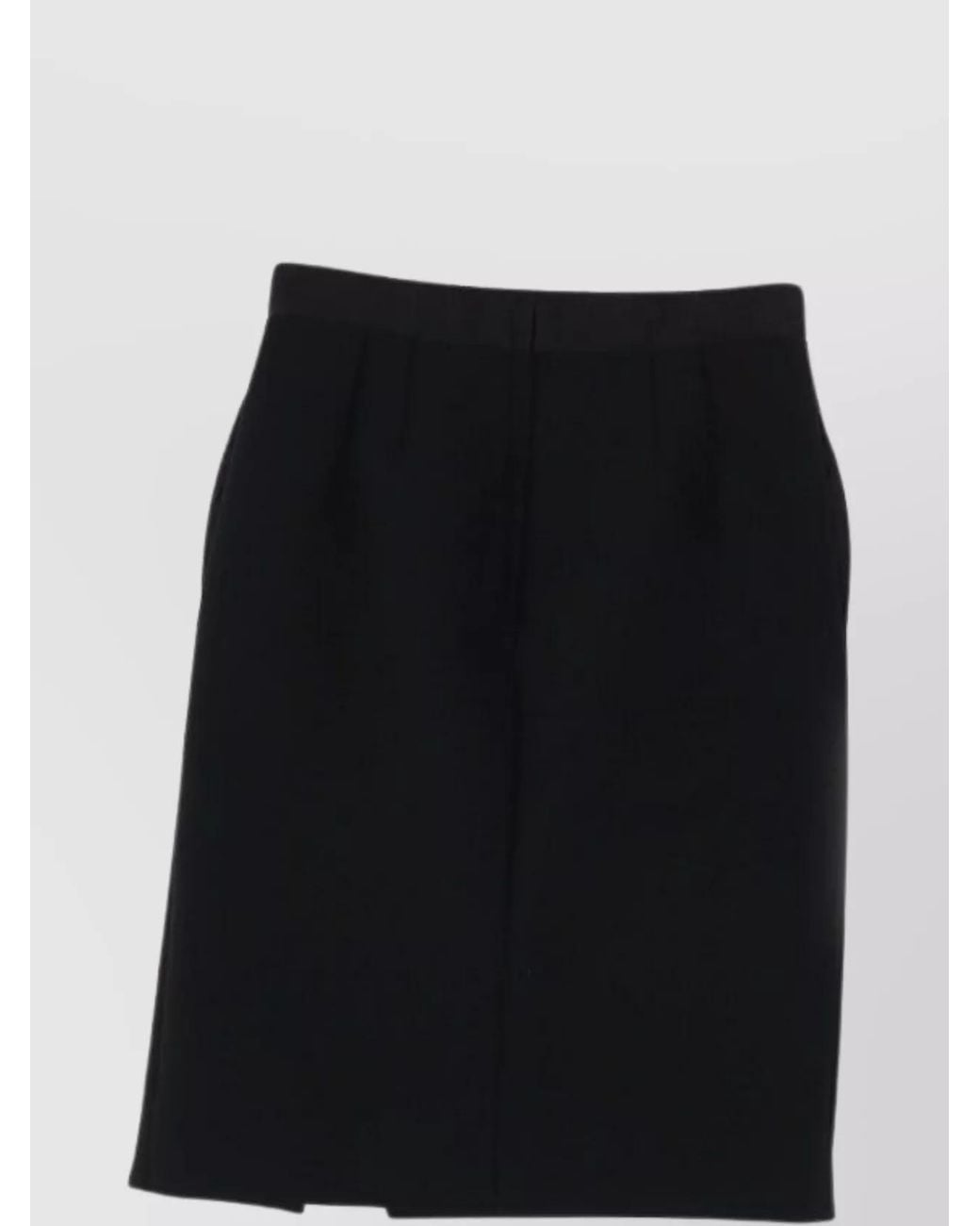 Dolce & Gabbana Black Pleated Design Skirt For A Chic Look
