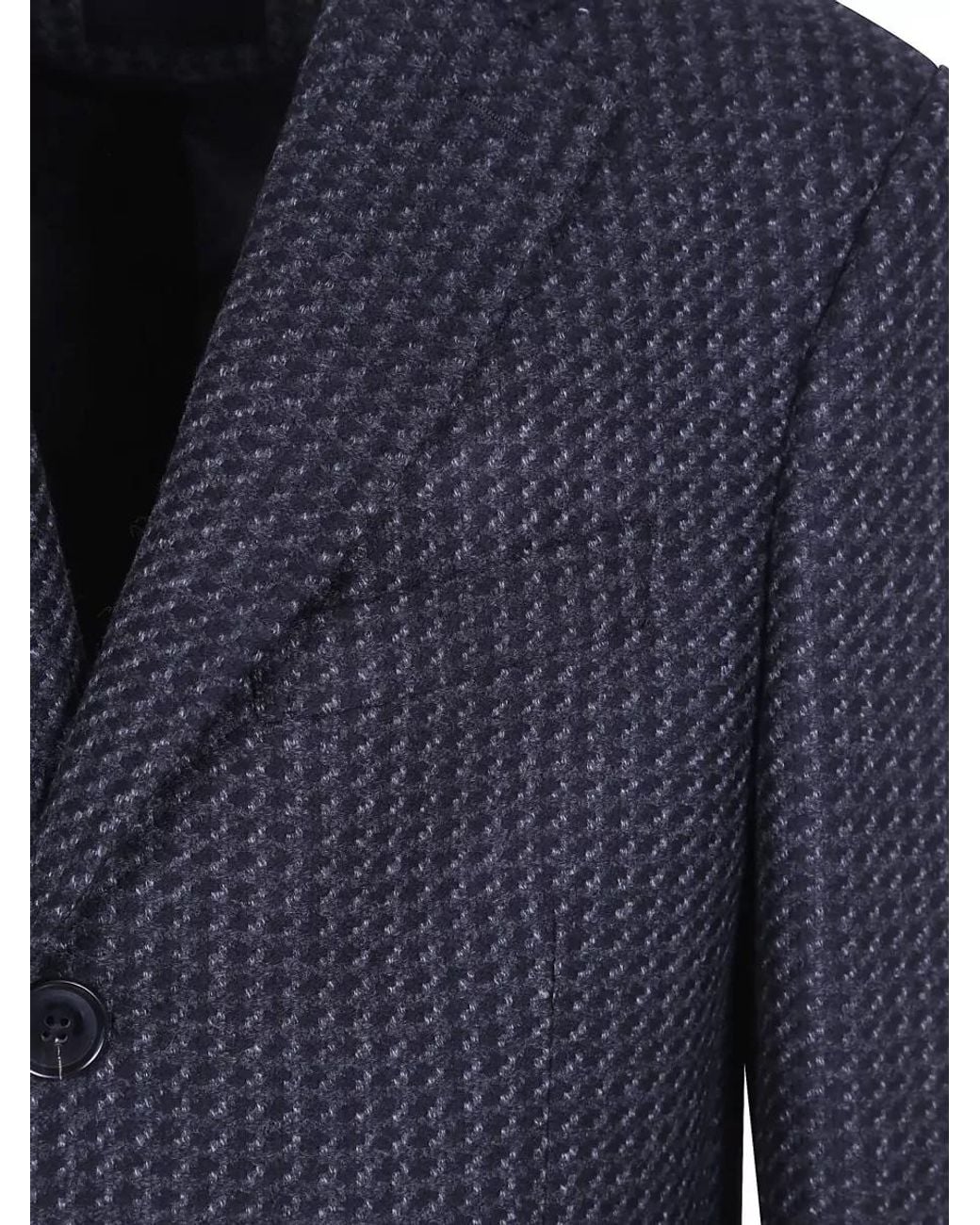 Zegna Blue Wool Regular-Fit Blazer for men