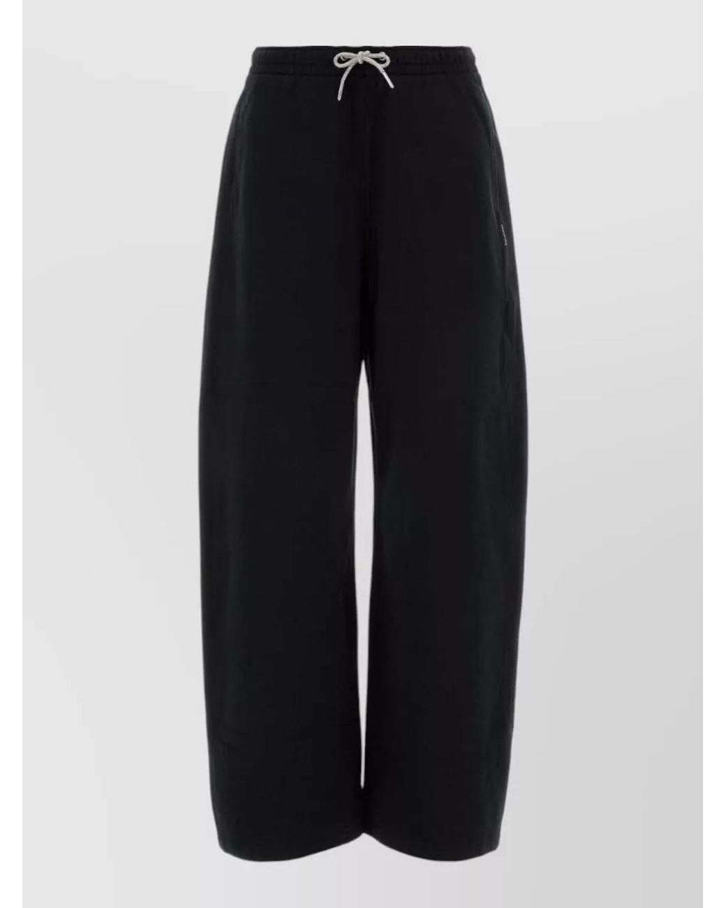 Alexander Wang Blue Cotton Mid-Rise Straight-Leg Track Pants