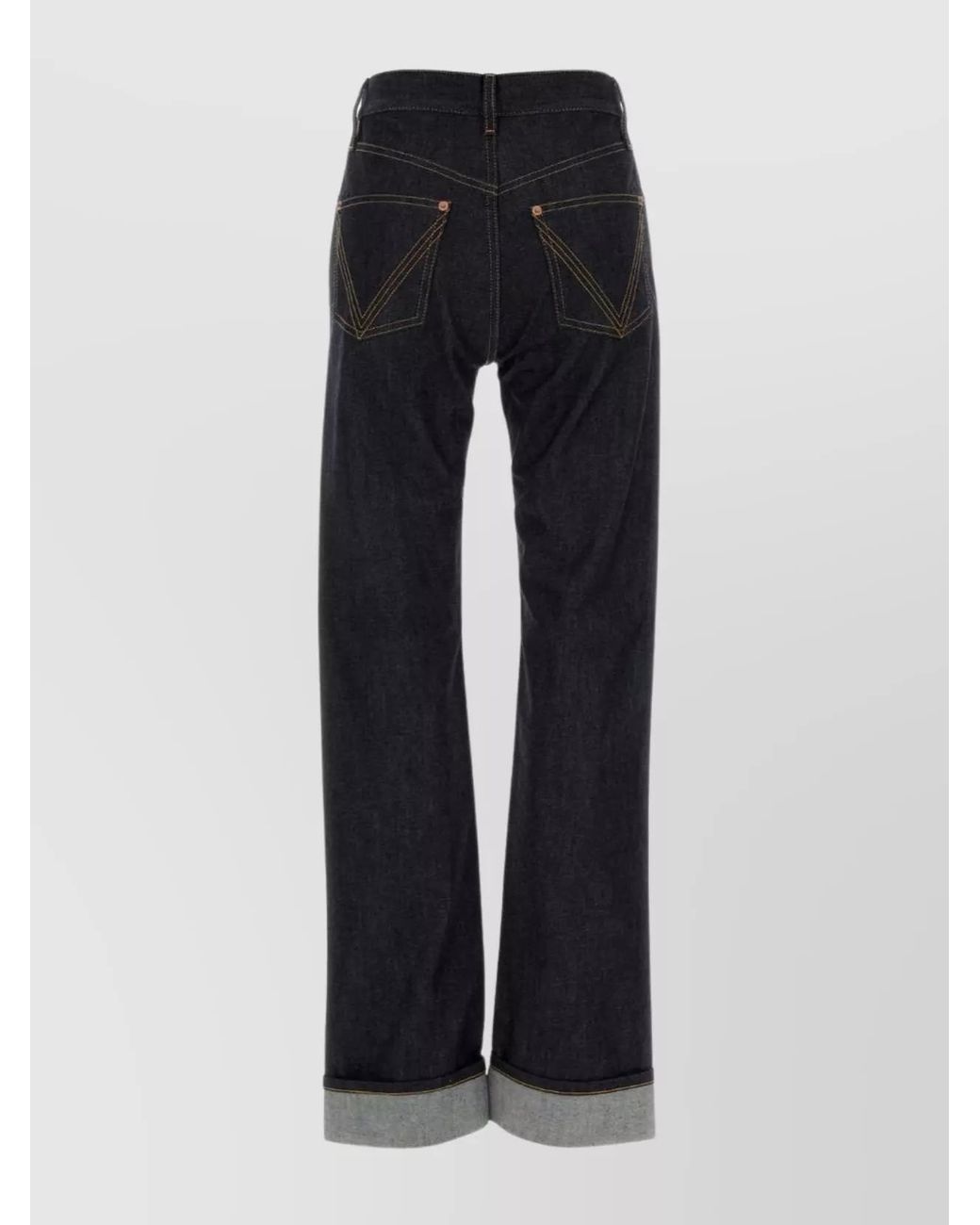 Bottega Veneta Blue Denim Straight-Leg Trousers