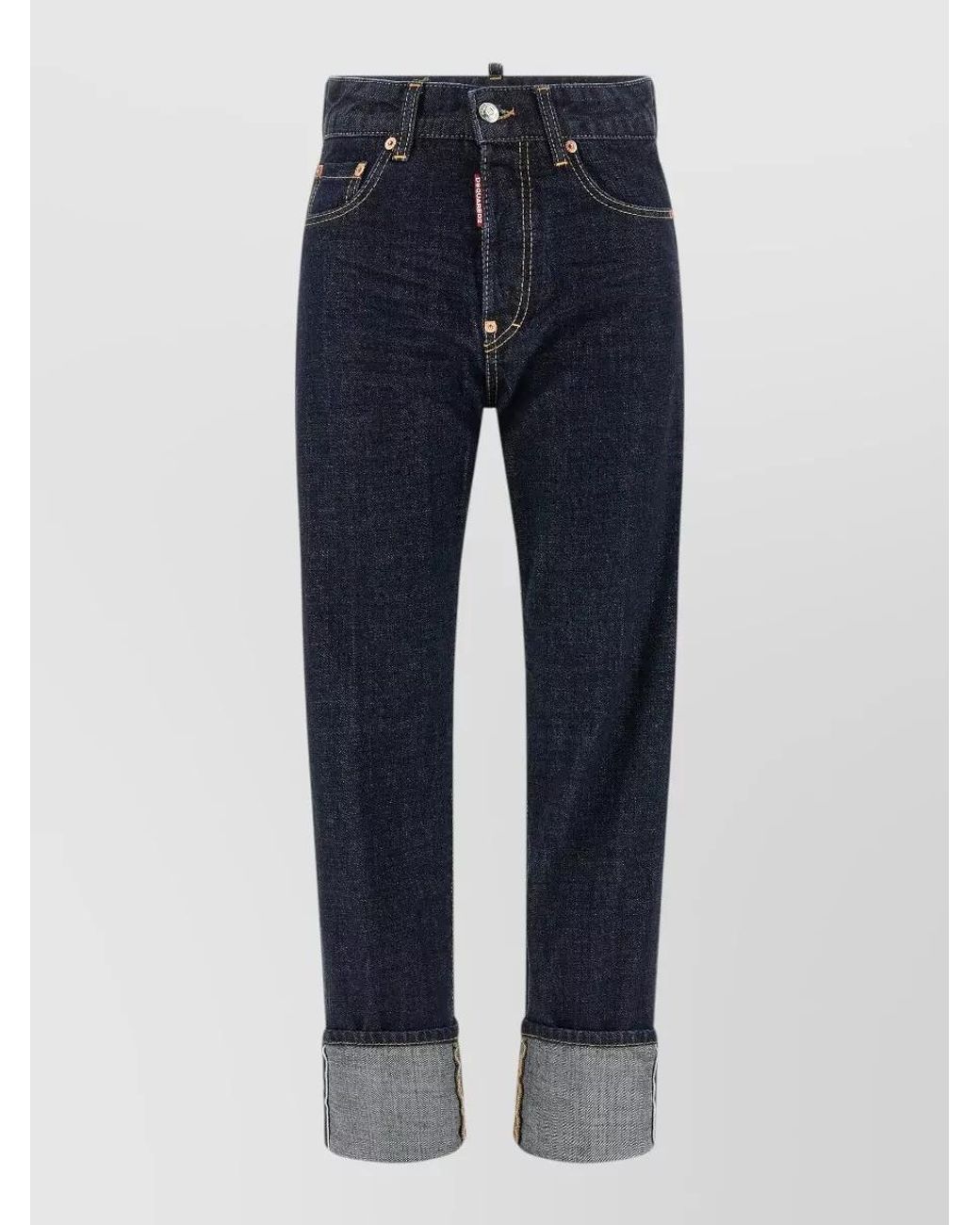 DSquared² Blue Cropped Denim Jeans
