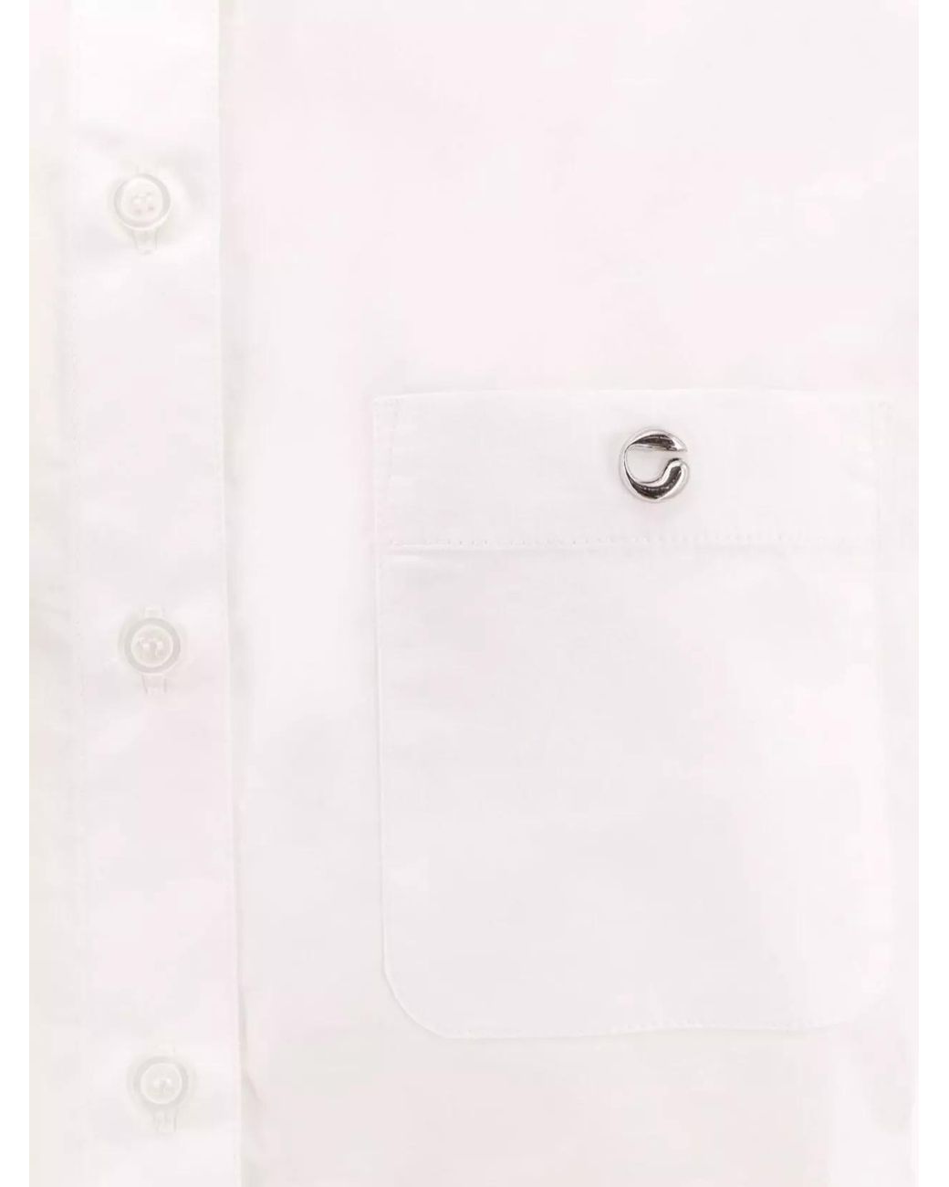 Coperni Pink Cotton Boyfriend Shirt