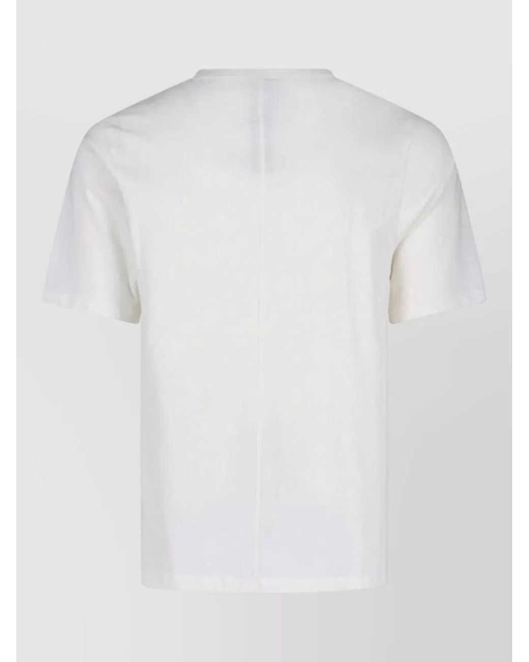 Rick Owens White Short-Sleeve T-Shirt for men