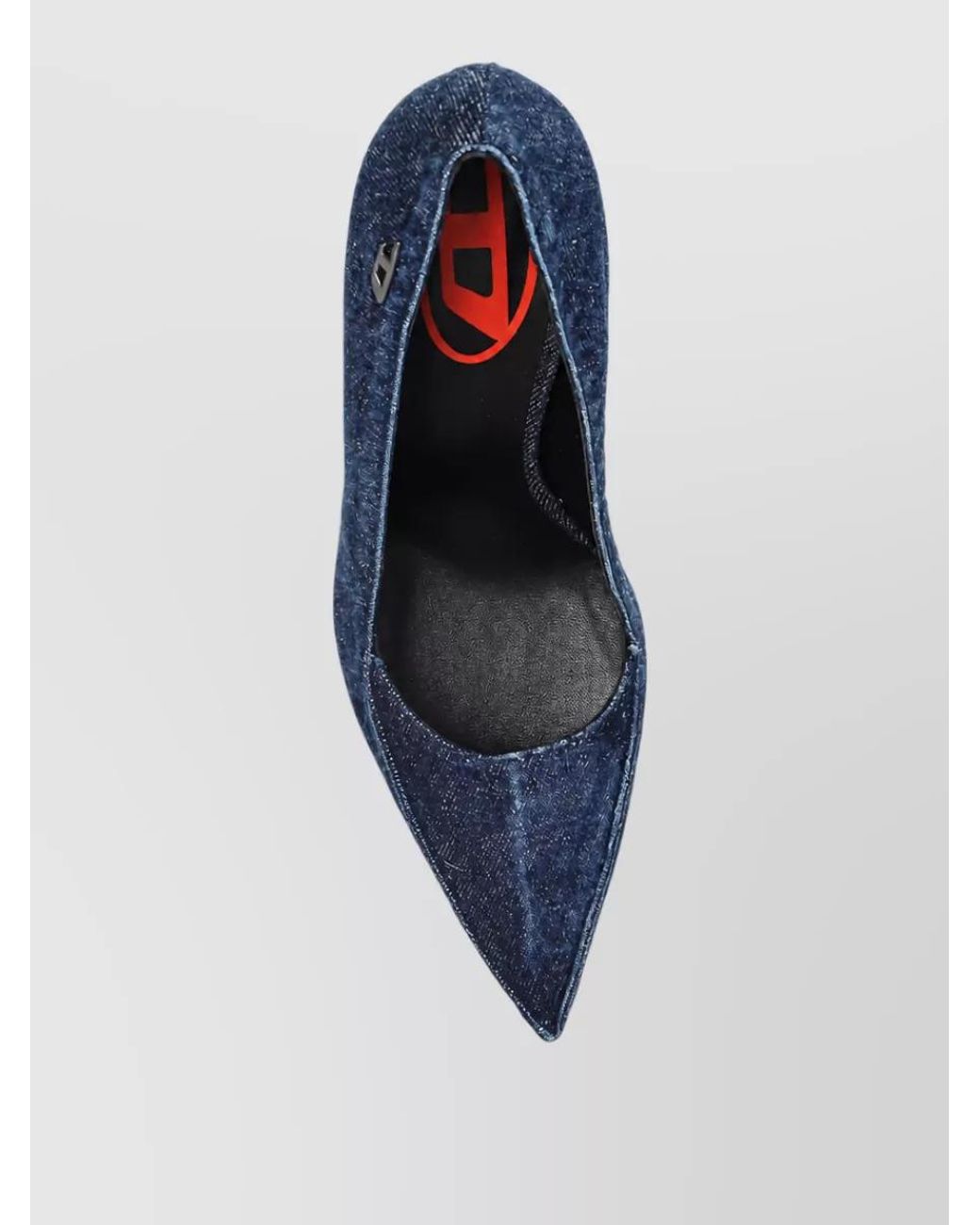 DIESEL Blue Leather Pumps