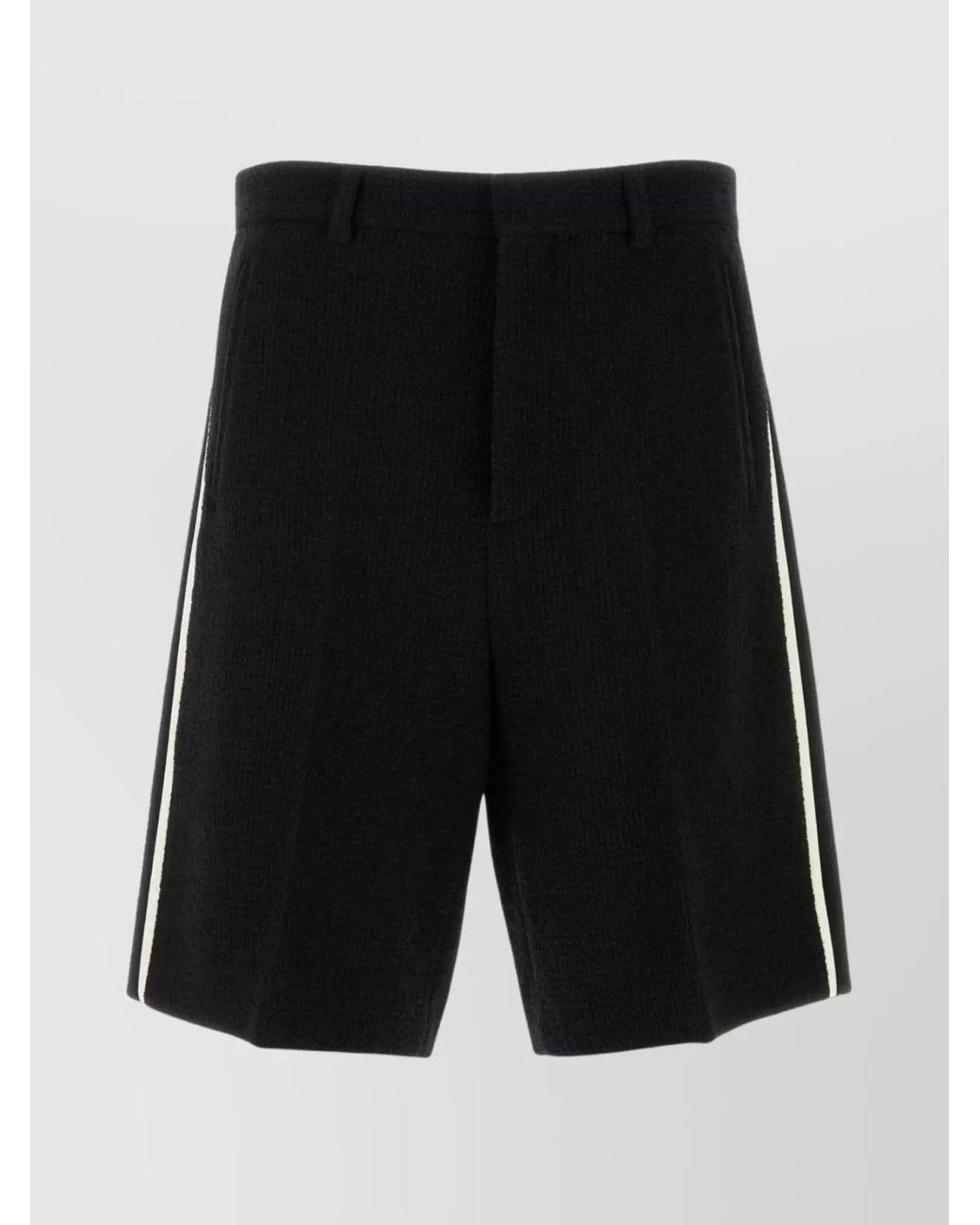 Gucci Black Boucle Bermuda Shorts for men
