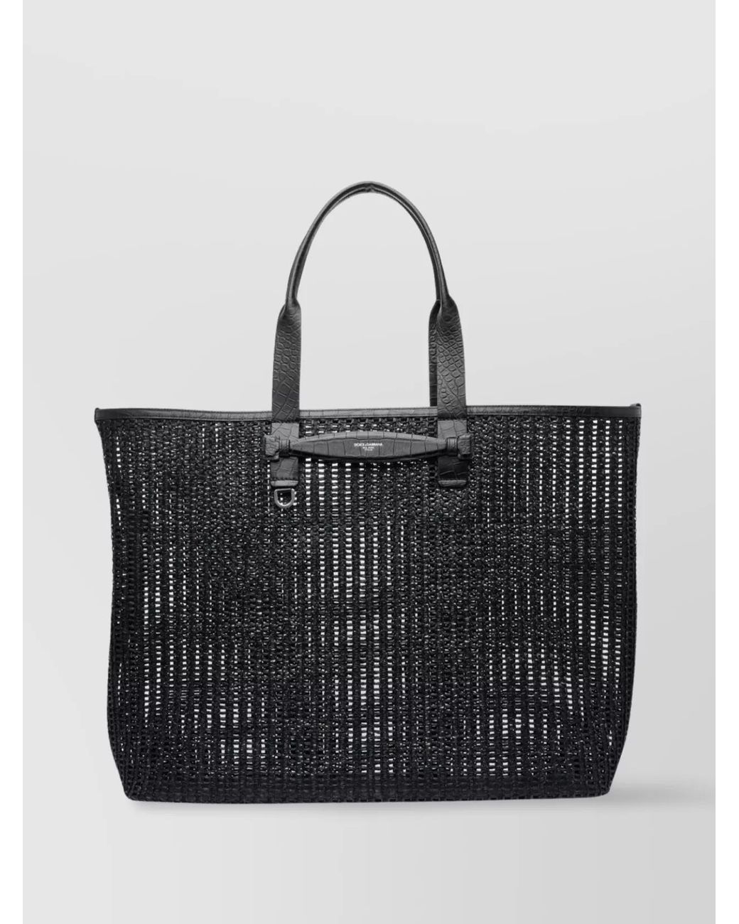 Dolce & Gabbana Black Shopping Bags for men