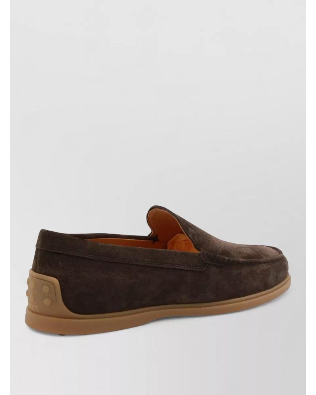 Tod's Brown Suede Leather Loafers for men