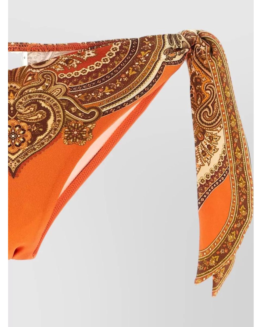 Zimmermann White Paisley-Print Low-Rise Bikini Briefs