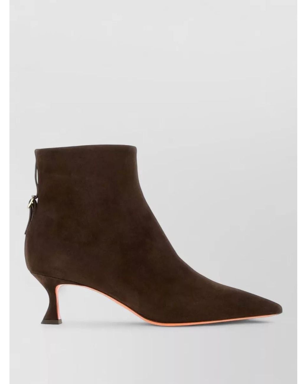 Santoni Brown Suede Ankle Boots