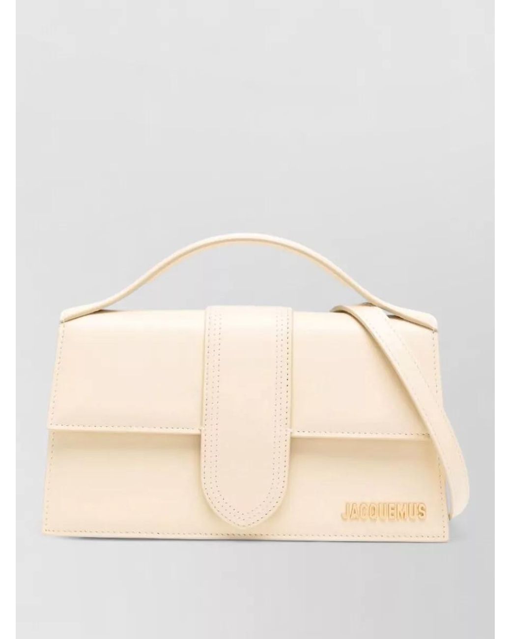 Jacquemus Natural Le Grand Bambino Leather Cross-Body Bag