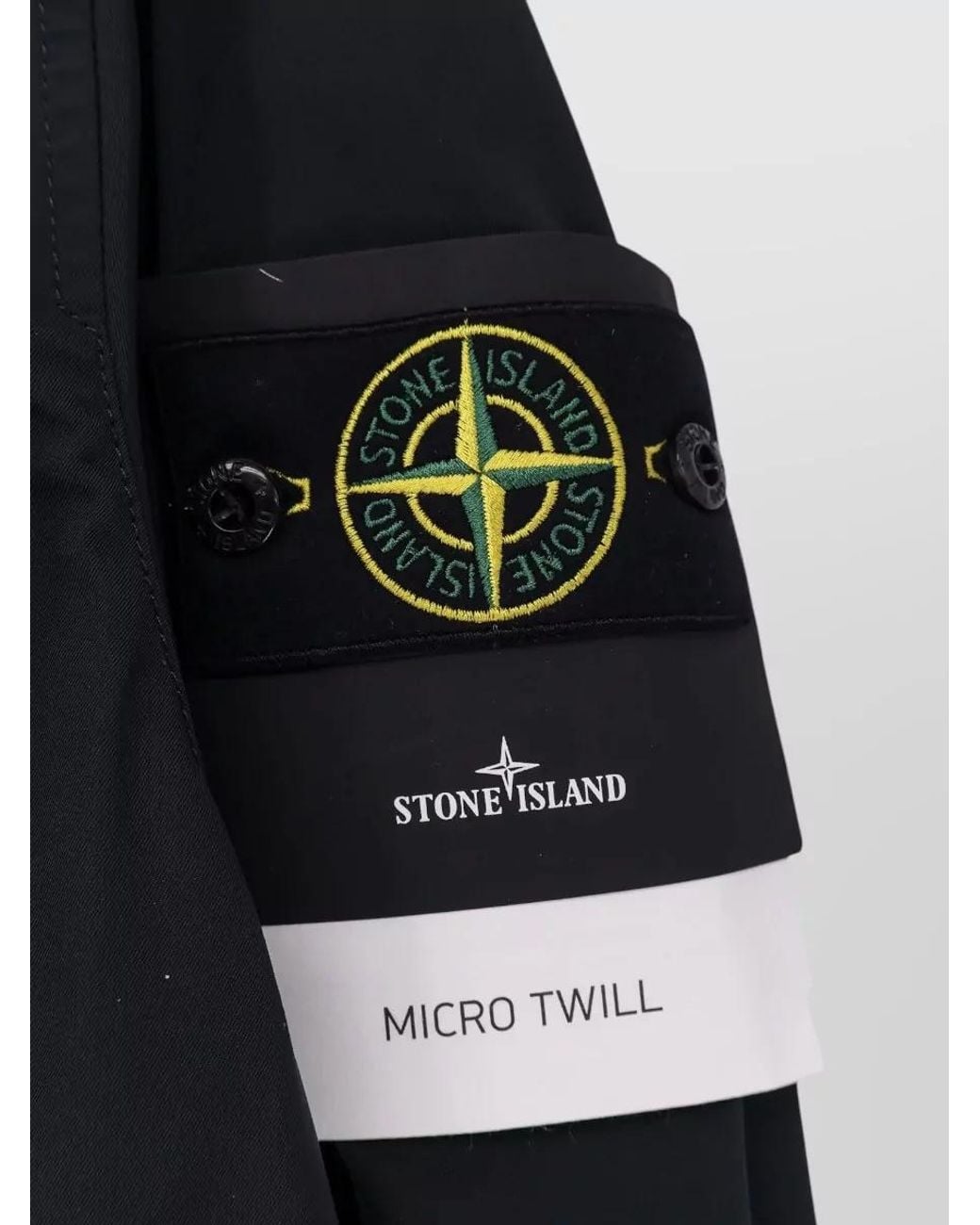 Stone Island Blue Hooded Windbreaker Jacket for men