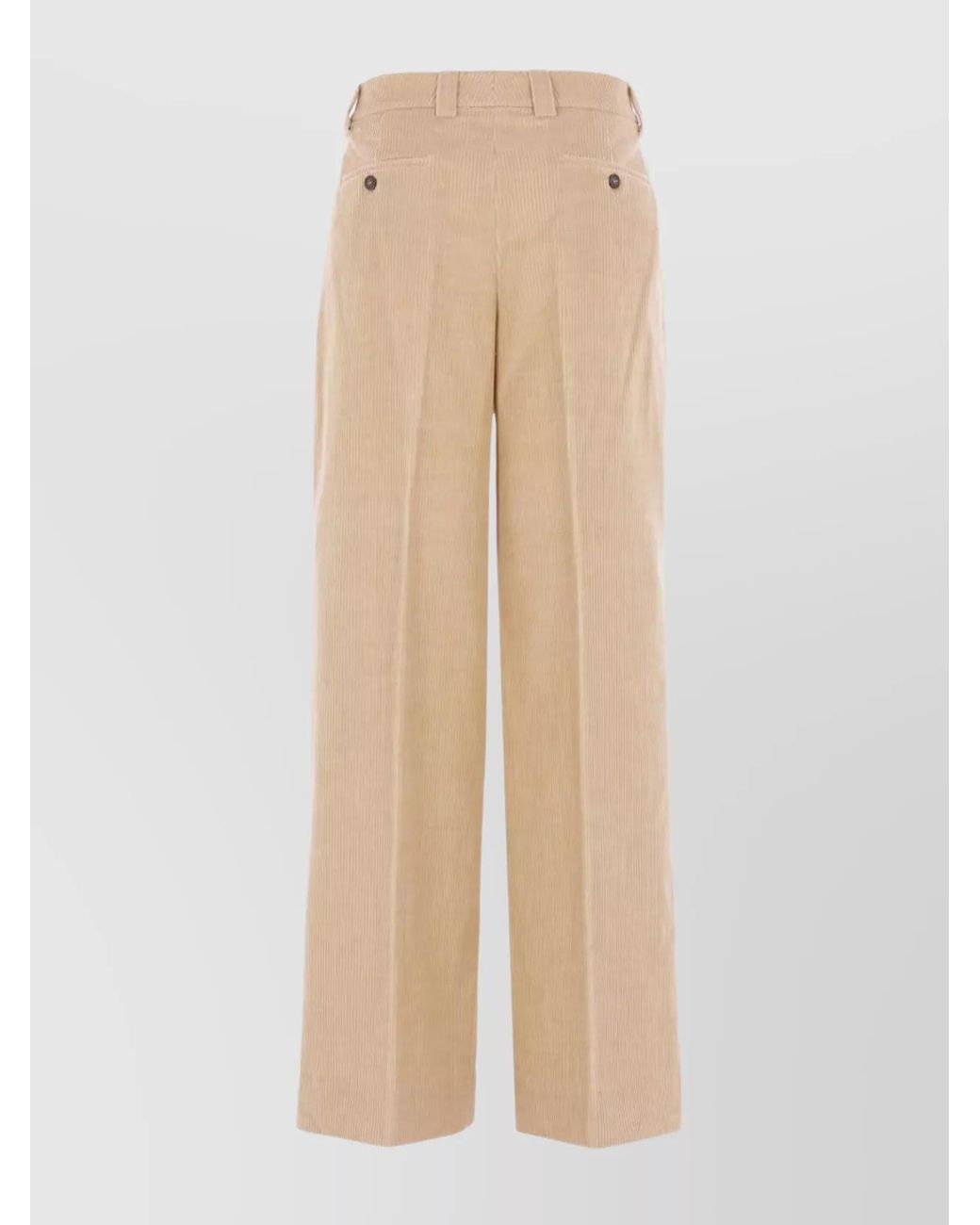 Incotex Natural Wide-Leg Trousers