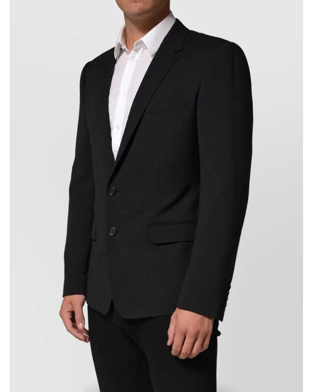 Dolce & Gabbana Black Single Breasted Suit for men