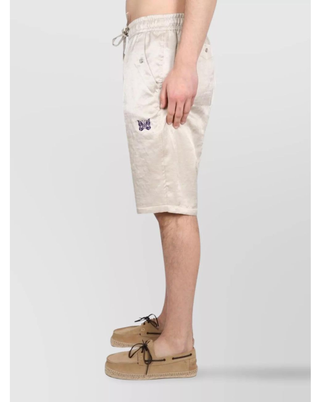 Needles Natural Polyester Chino Shorts for men