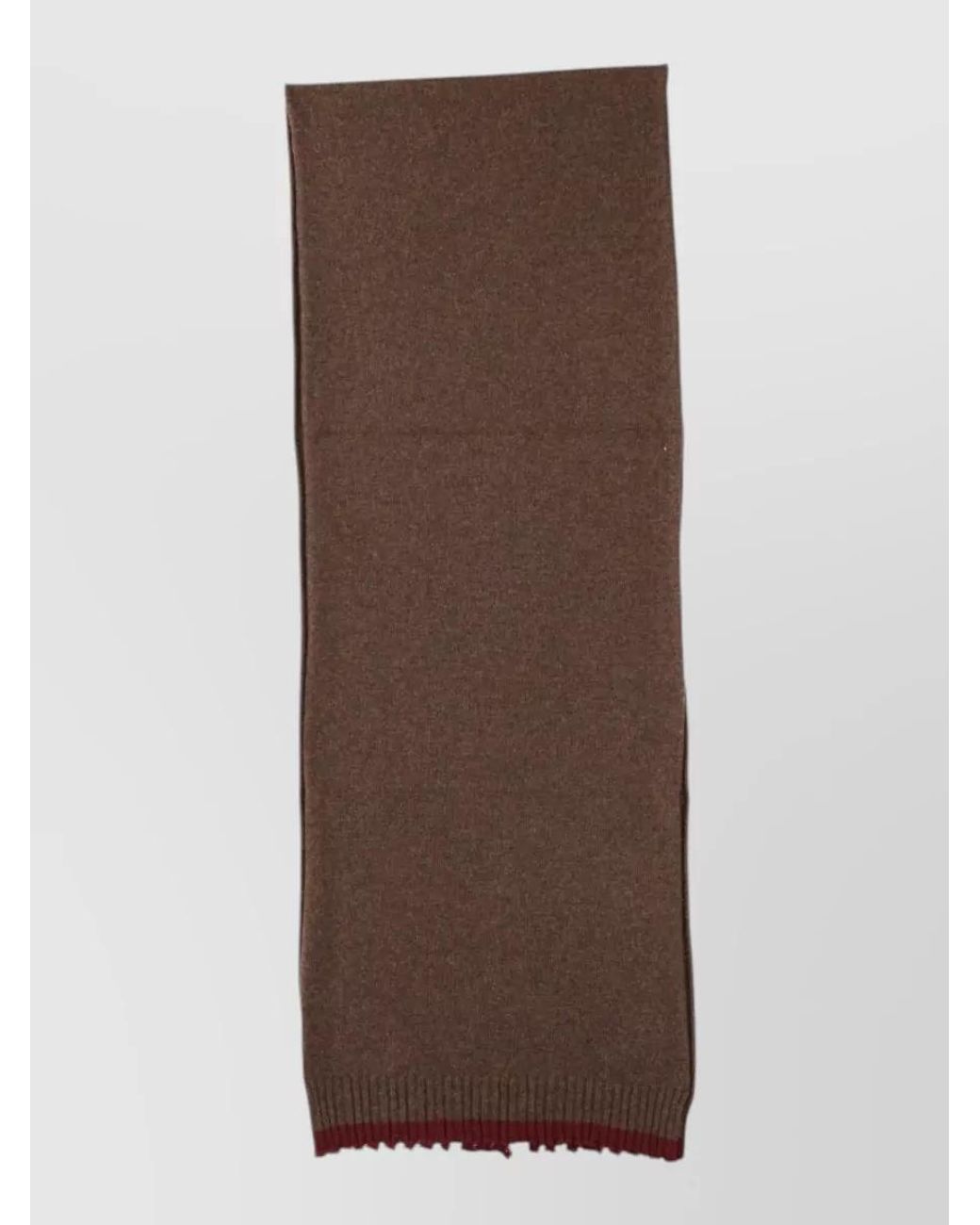 Uma Wang Brown Cashmere Scarf
