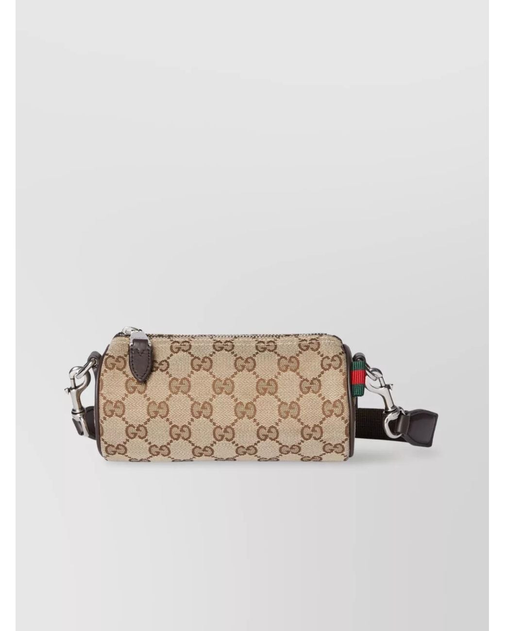 Gucci Natural Canvas Mini Cylinder Shoulder Bag for men