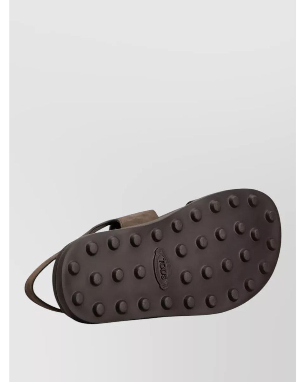 Tod's Black Leather Slingback Sandals
