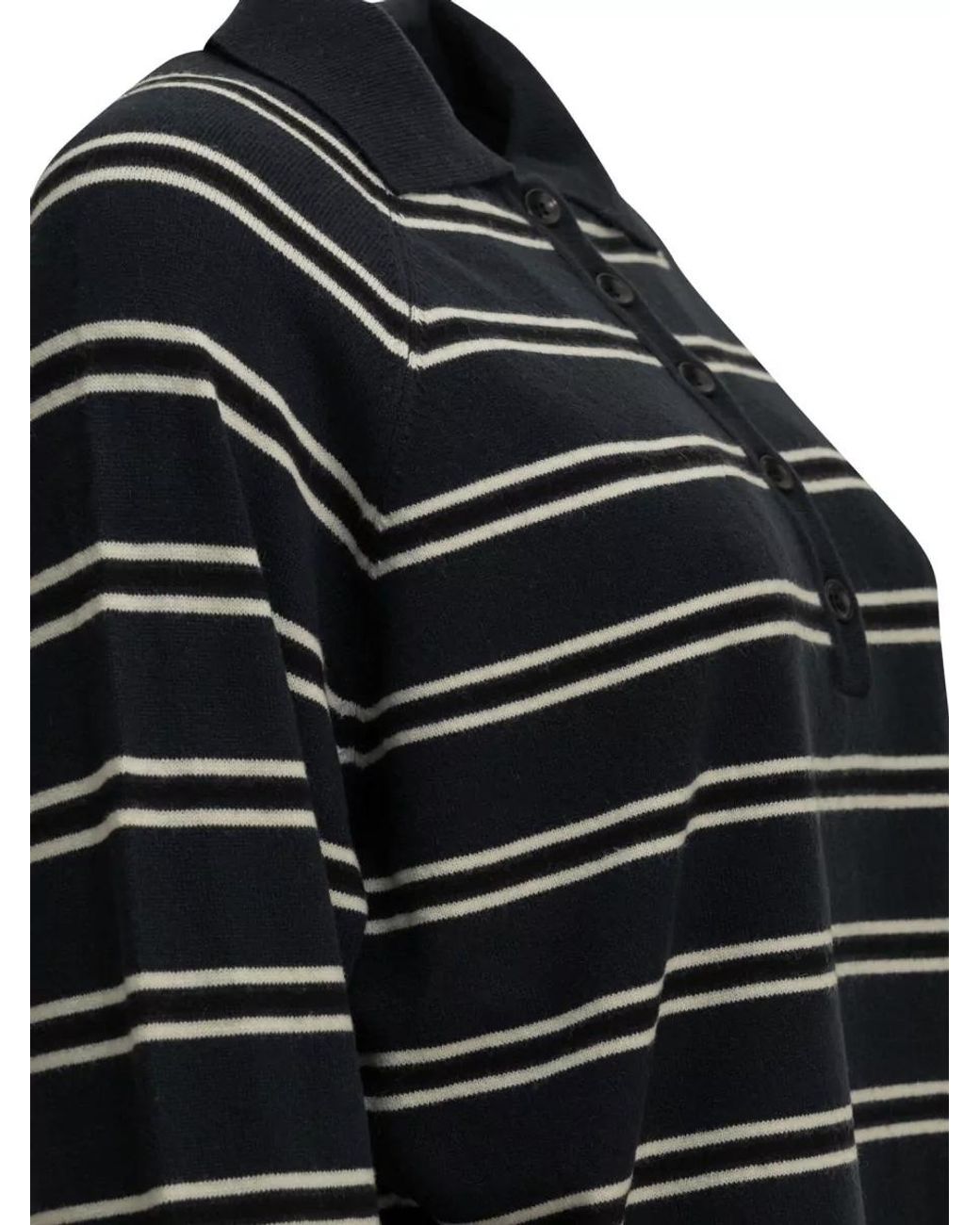 IVY & OAK Black Merino Wool Knit Sweater