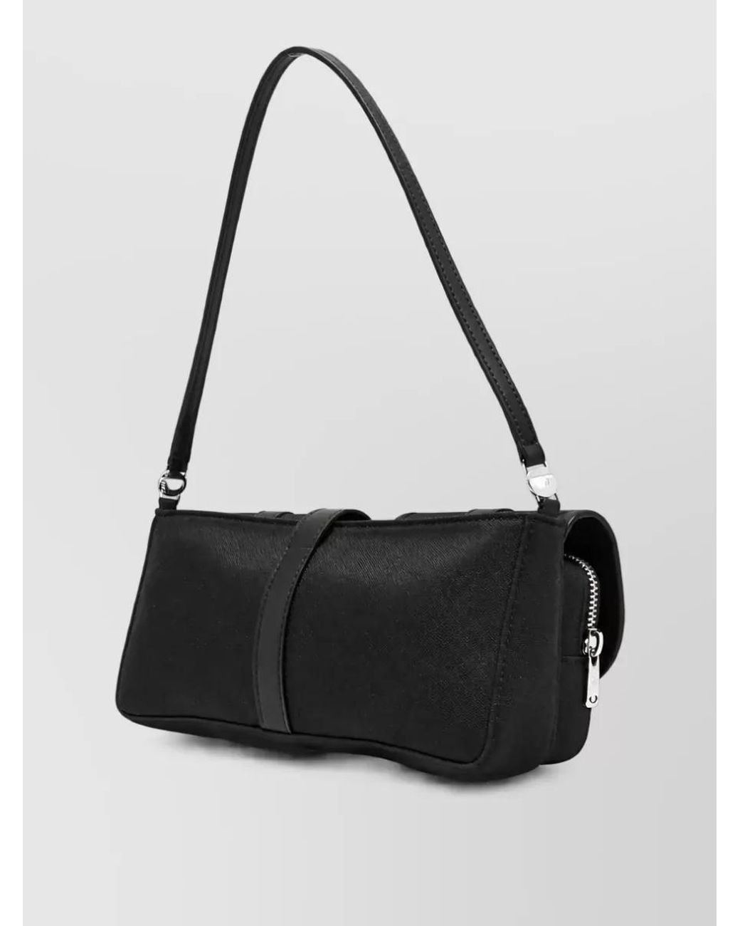 Coperni Black Baguette Clutch Bag