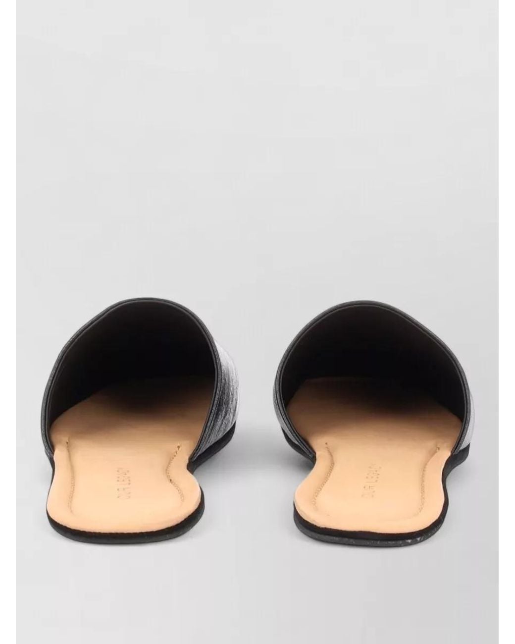 Our Legacy Gray Leather Mule Loafers for men