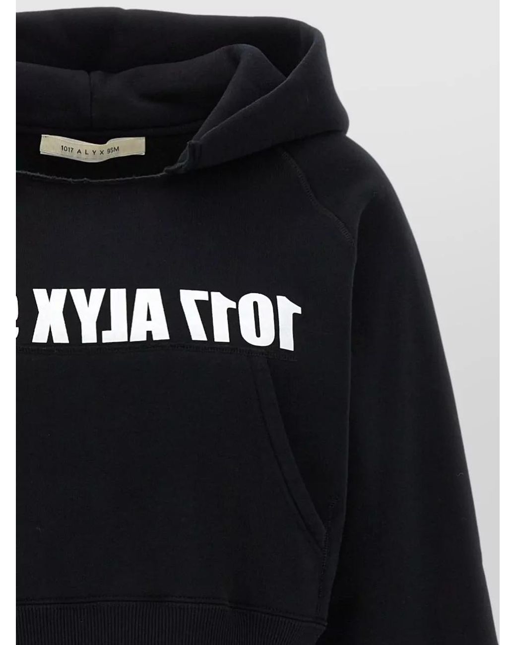 1017 ALYX 9SM Black Logo Print Hoodie