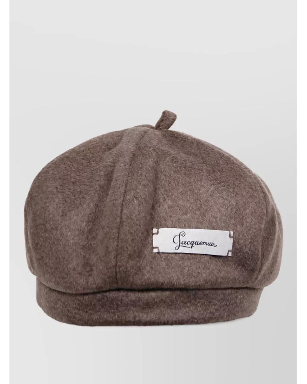 Jacquemus Brown Virgin Wool Beret