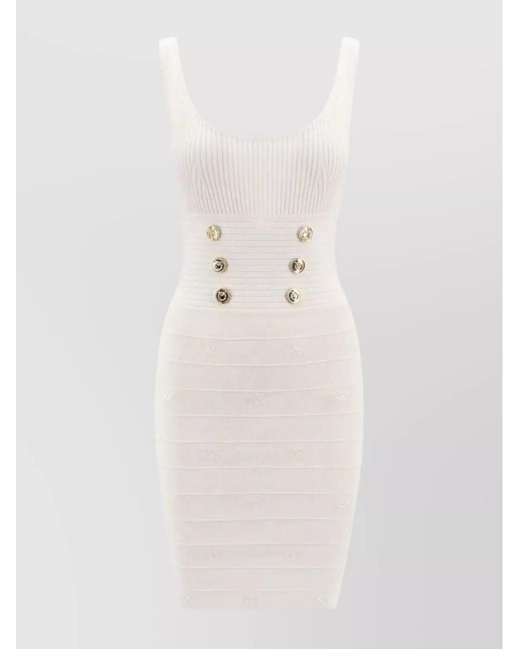 Pinko White Mini Dress