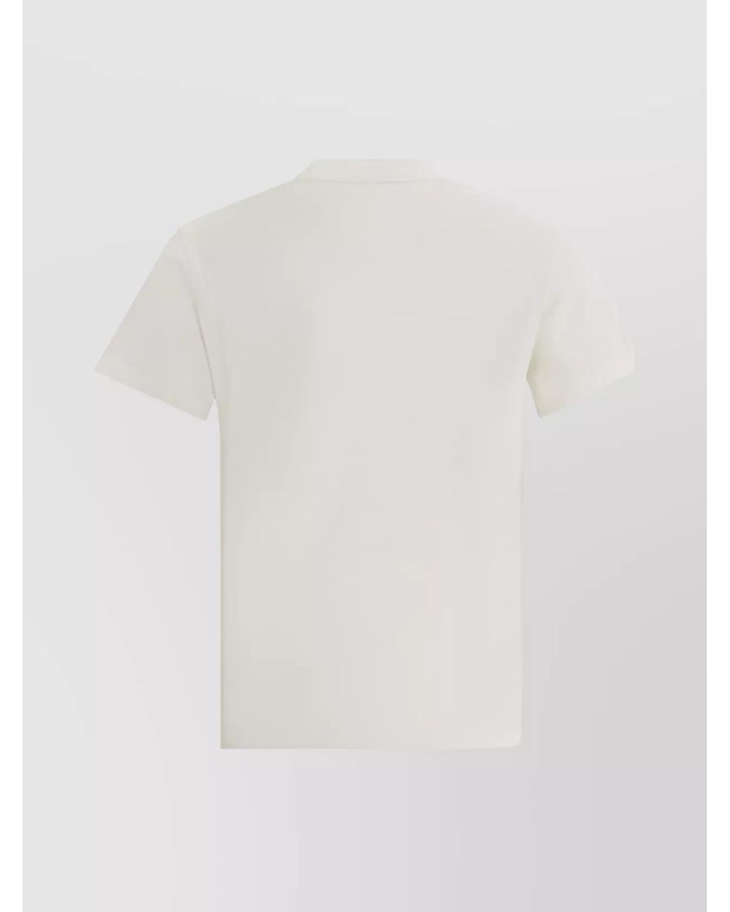 Courreges White Ribbed Slim-Fit Cotton T-Shirt