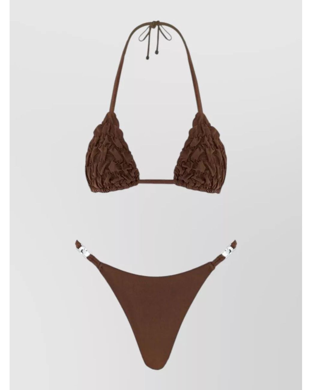 Selia Richwood White Bikini Set