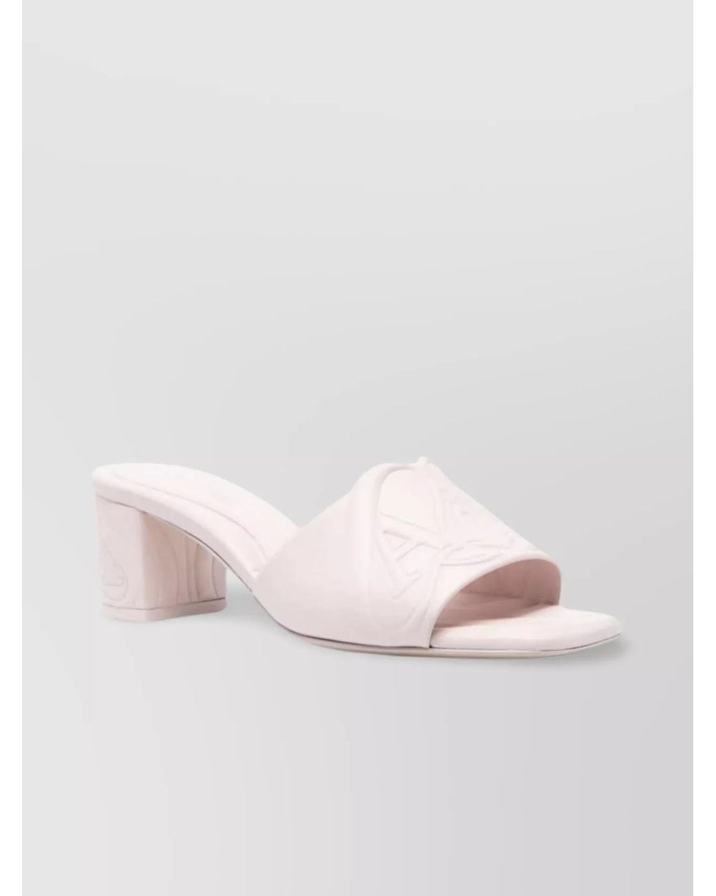 McQueen Natural Leather Mules