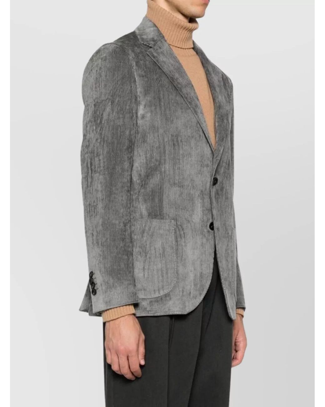 Lardini Gray Regular-Fit Suit for men