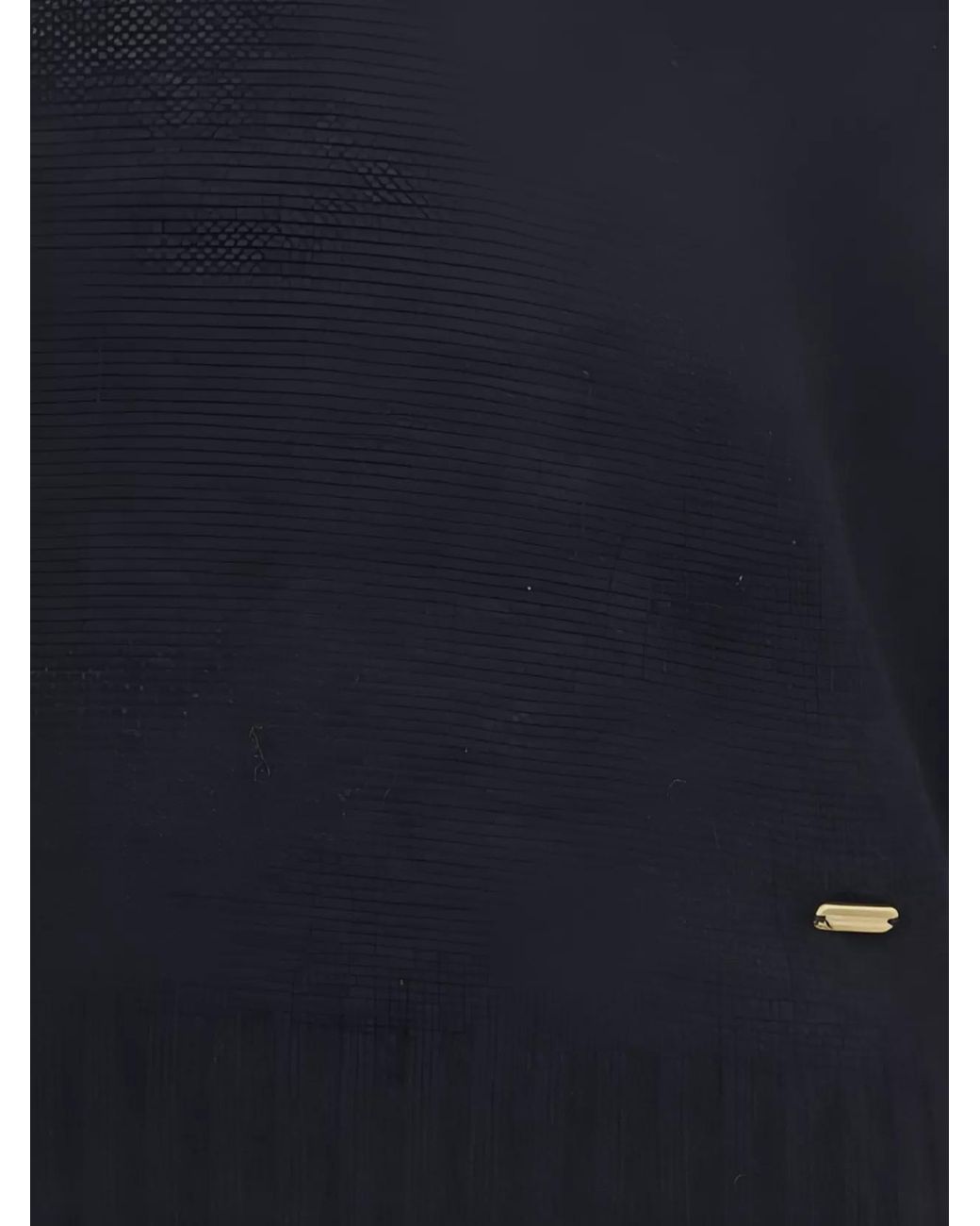 Tom Ford Blue Cashmere Silk Long-Sleeve Polo Sweater