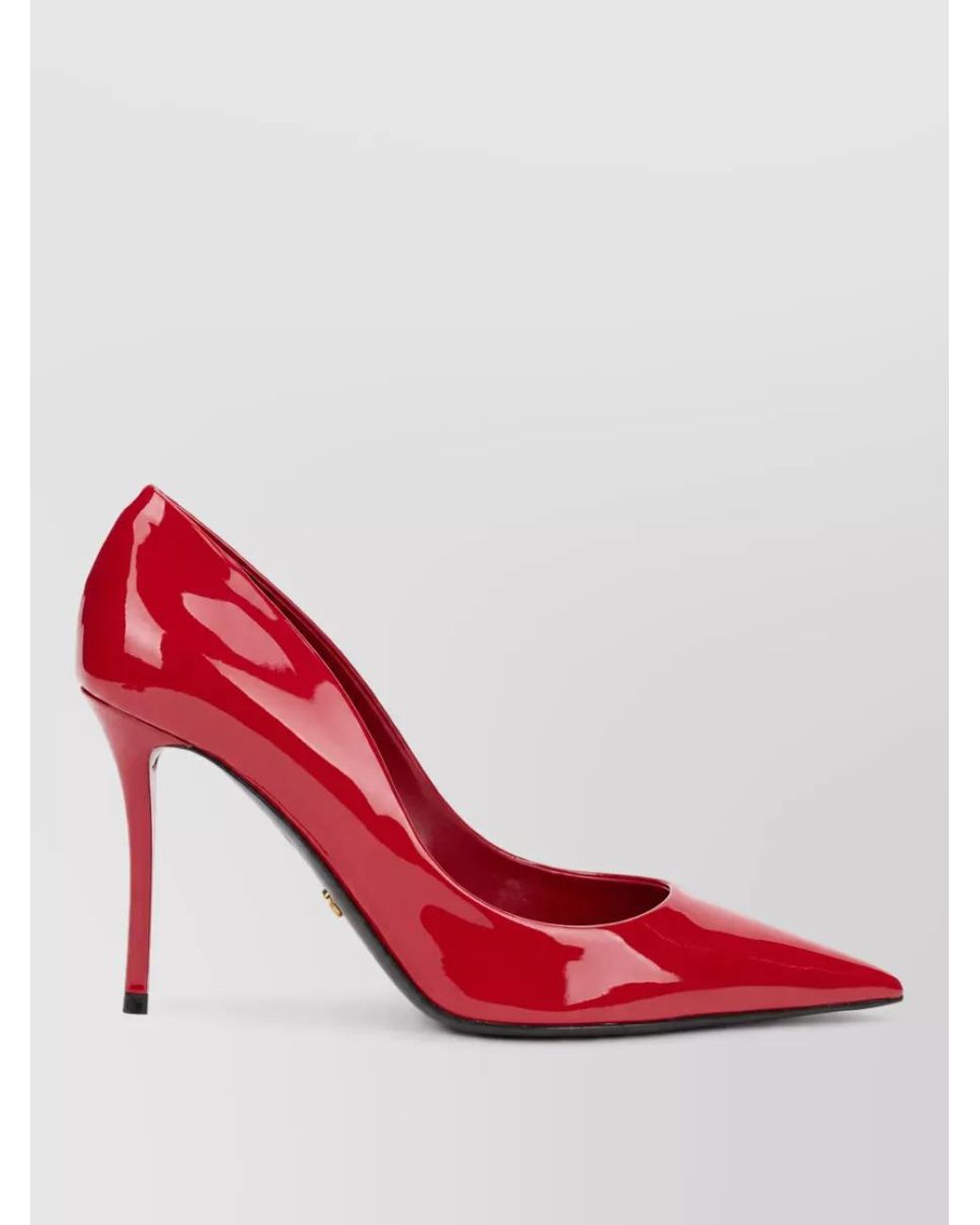 Dolce & Gabbana Red Patent Leather Pointed-Toe High-Heel Pumps