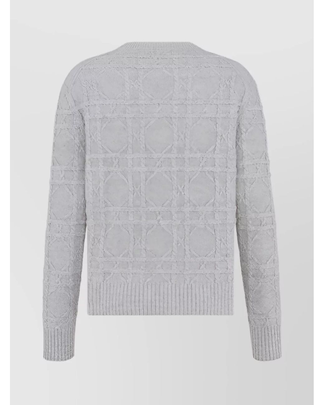 Dior Gray Knit Top for men
