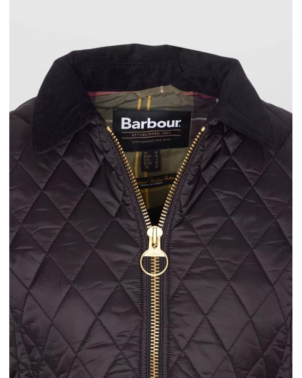 Barbour Blue Quilted Puffer Jacket