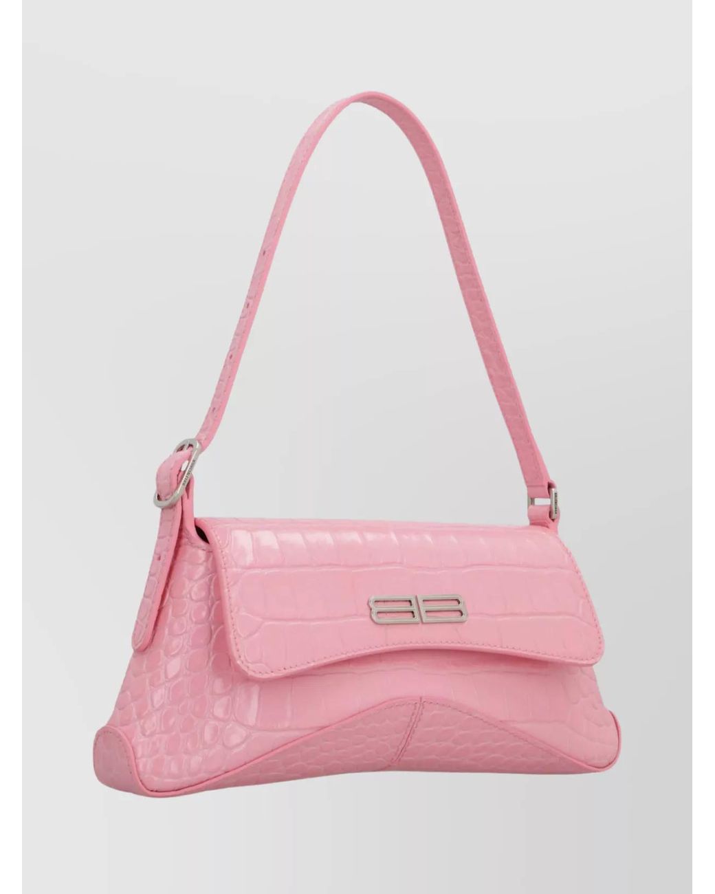 Balenciaga Pink Leather Shoulder Bag