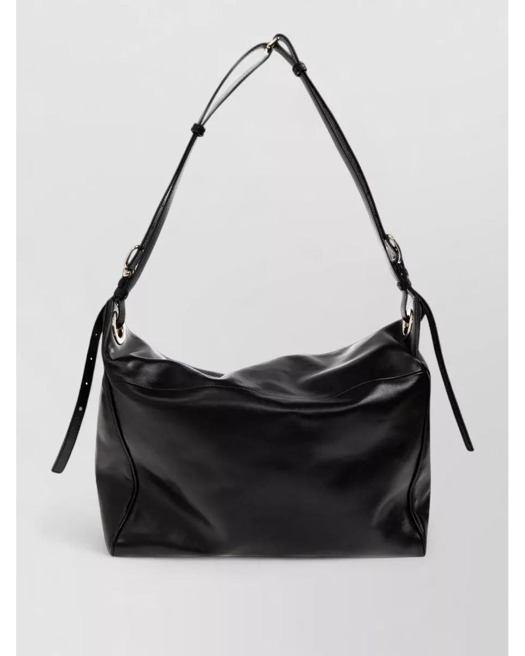 Furla Black Ginevra Large Leather Shoulder Bag