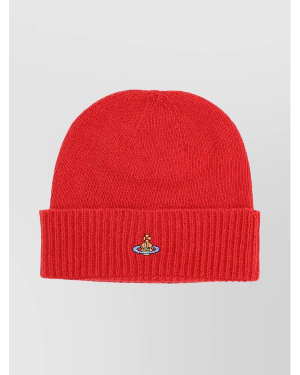 Vivienne Westwood Red Cashmere Beanie