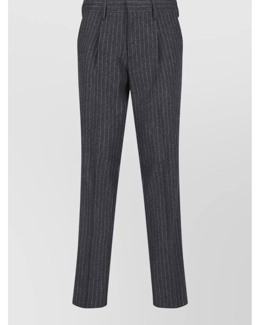 Lardini Blue Wool Double Breasted Coat for men
