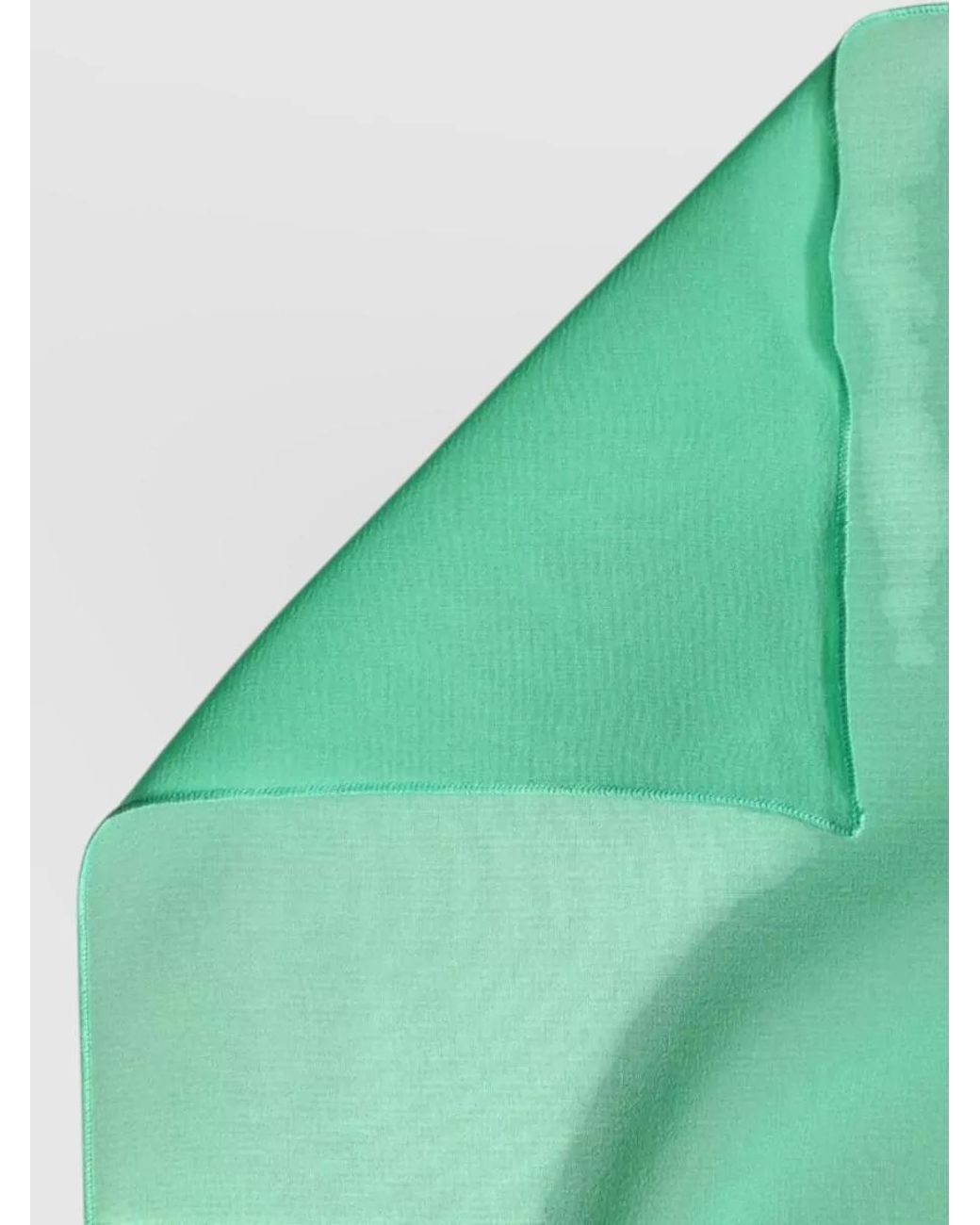 Dolce & Gabbana Green Silk Scarf