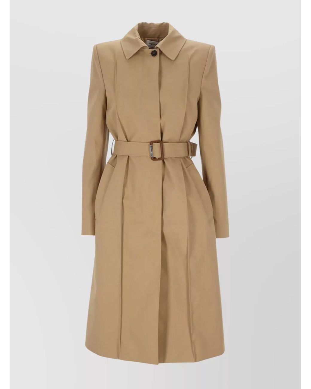 McQueen Natural Belted Trench Coat