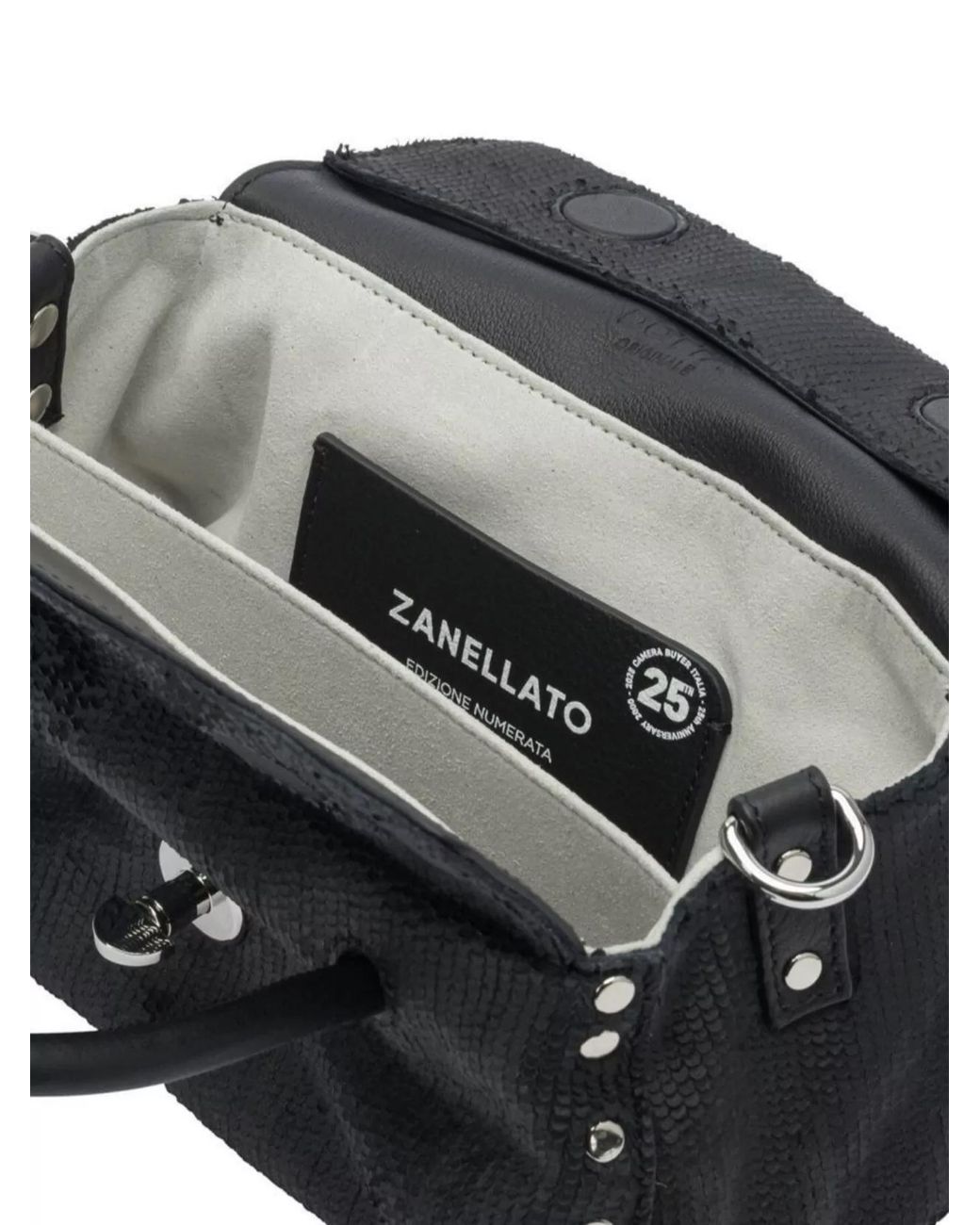 Zanellato Black Leather Shoulder Bag