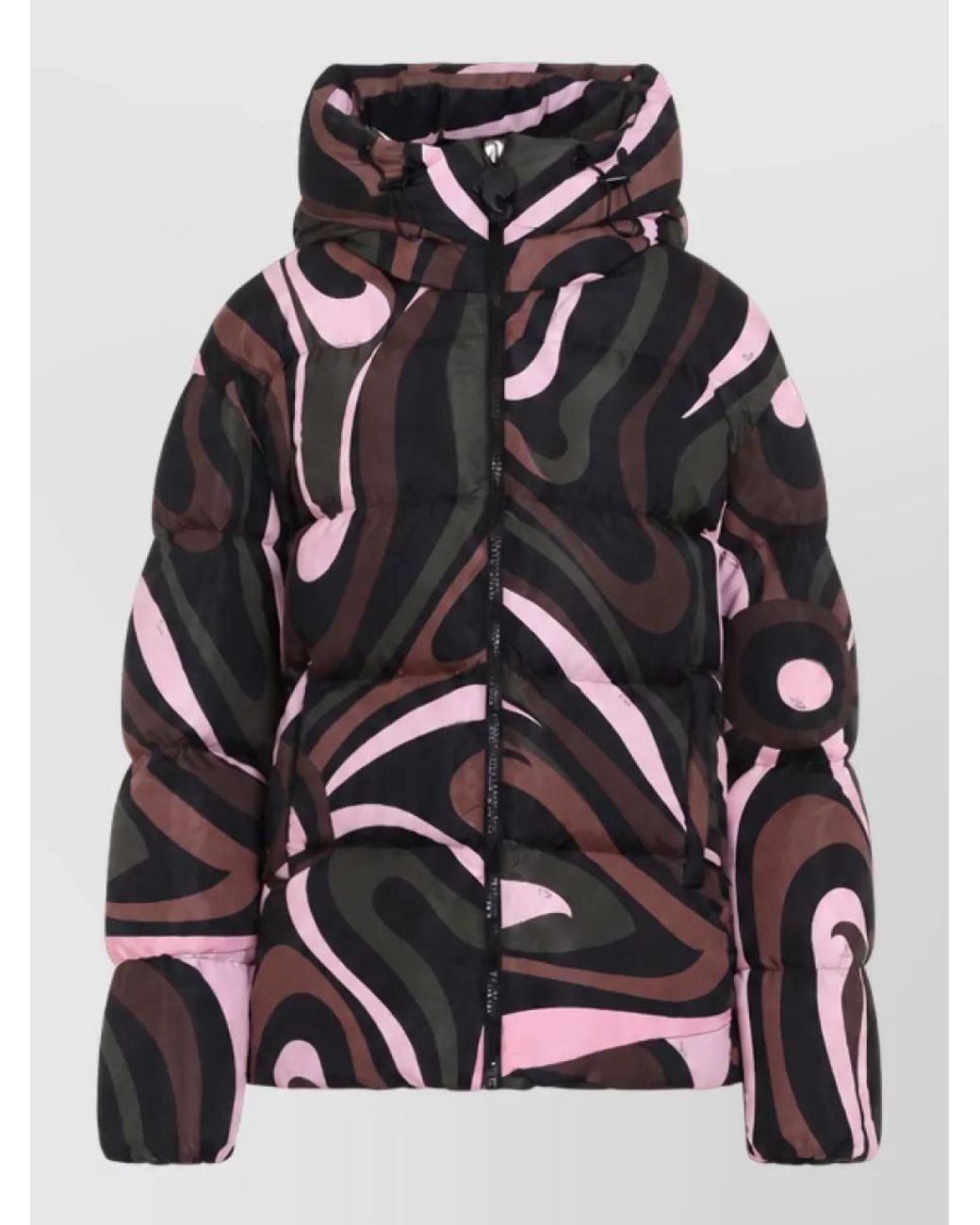 Emilio Pucci Multicolor Down Puffer Jacket