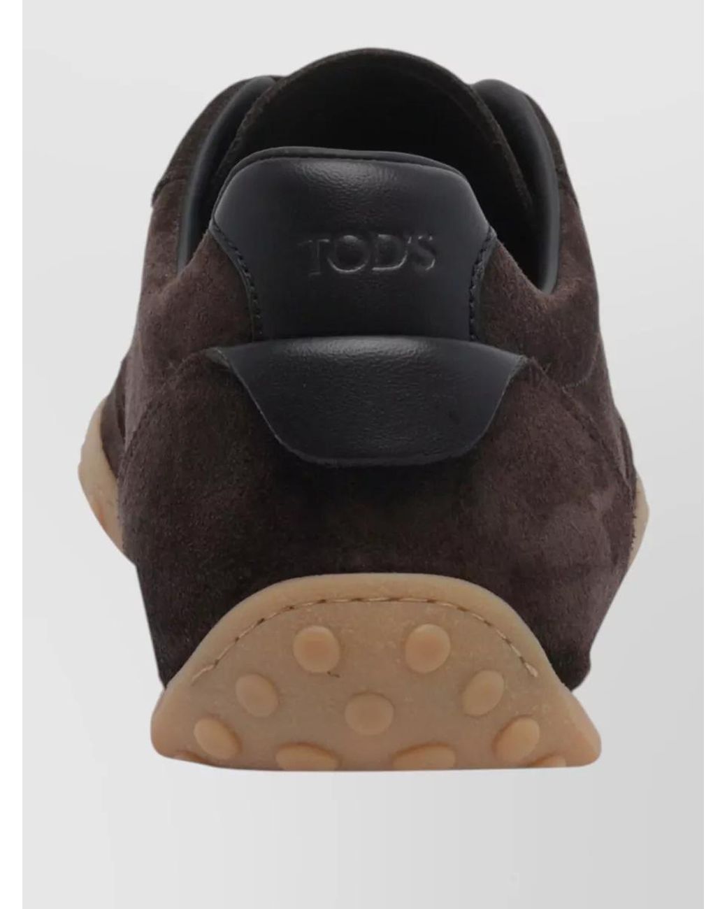 Tod's Black Suede Low-Top Sneakers for men