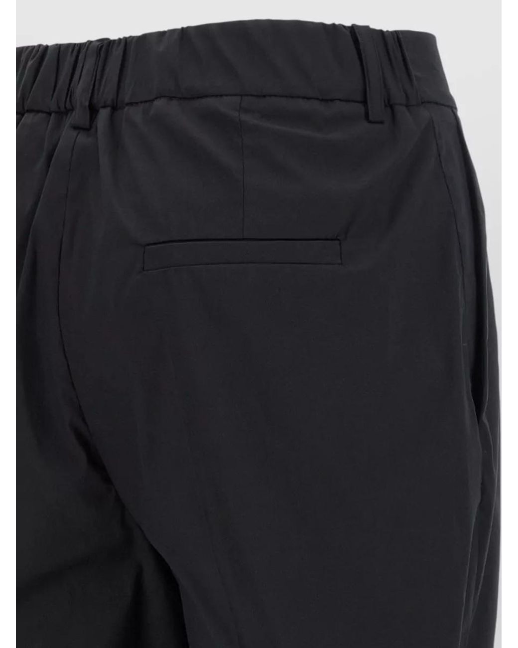 Kiton Blue Cotton Poplin Tapered Trousers