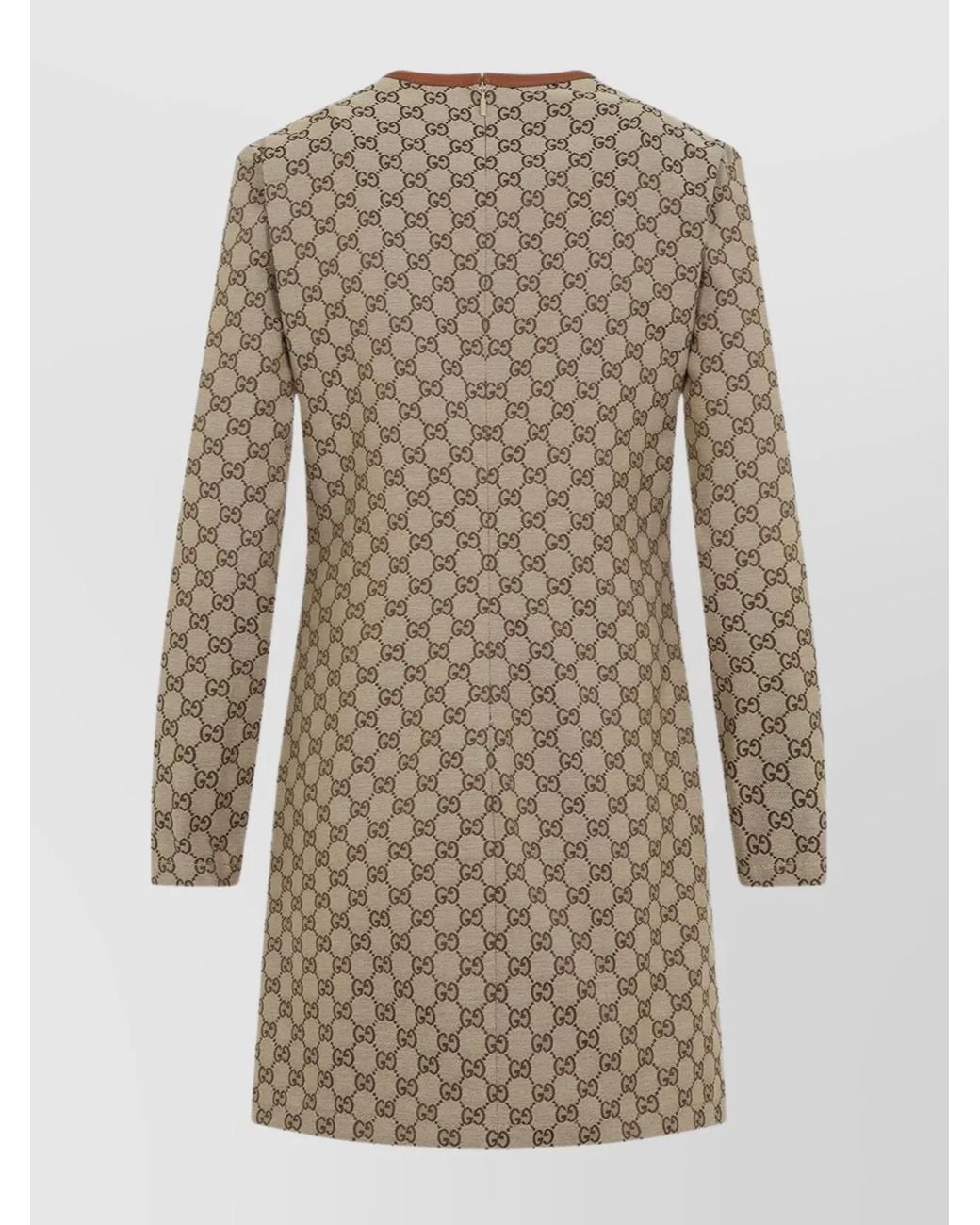 Gucci Multicolor Gg Logo-Print Mini Dress