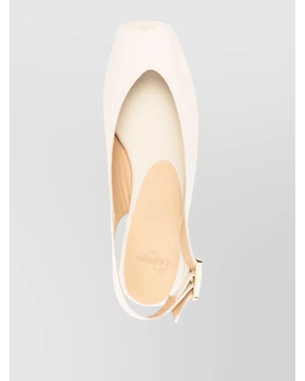 Castaner Natural Raffia Peep-Toe Slingback Espadrille Wedges