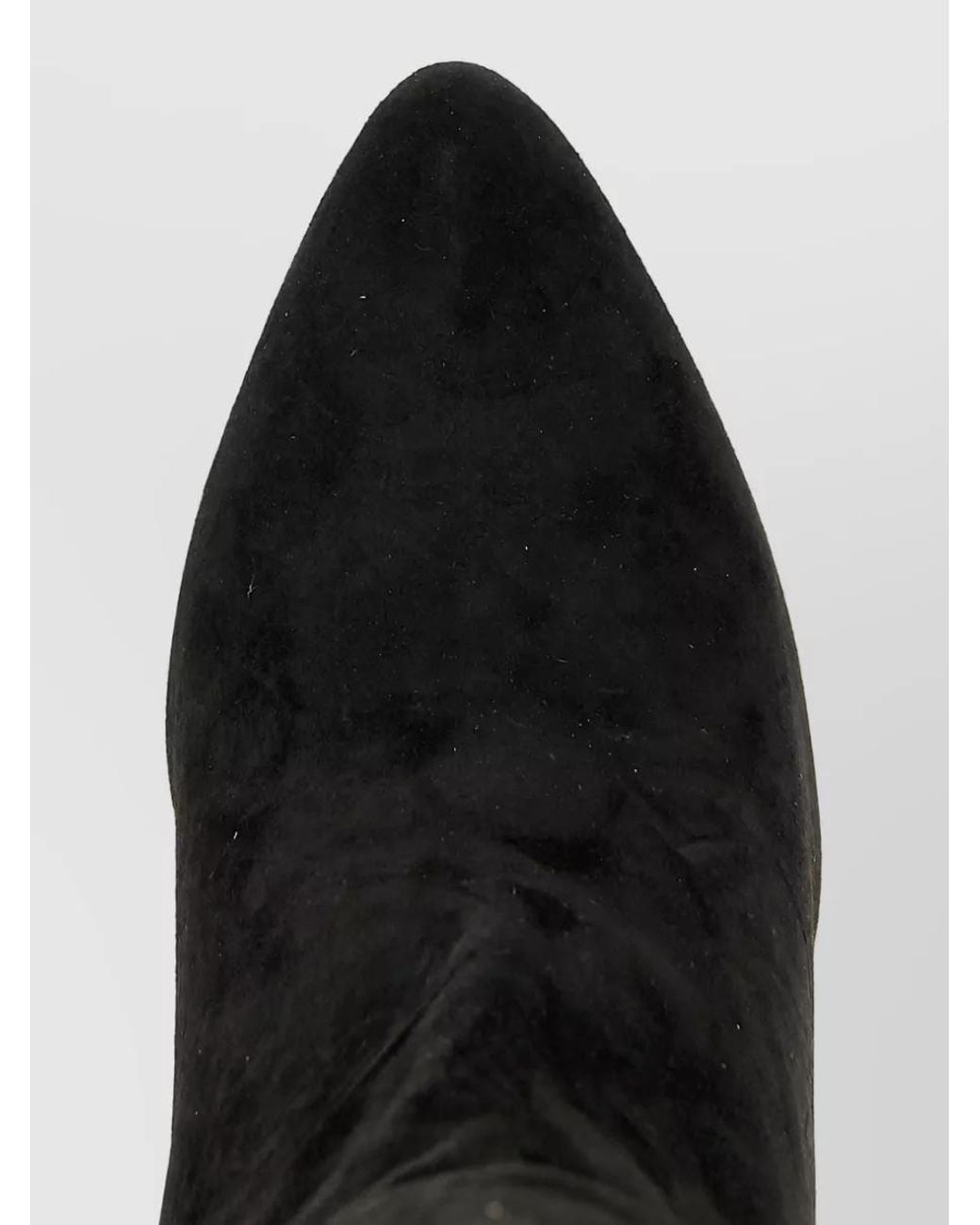 Christian Louboutin Black Suede Leather Knee-High Boots